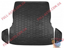 Коврик в багажник резиновый Mercedes S-Class W222 2013- с регулировкой сидений (Avto Gumm)