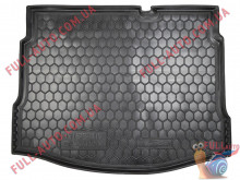 Коврик в багажник резиновый Nissan Qashqai 2010-2014 С докаткой (Avto Gumm)