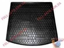 Коврик в багажник резиновый Volkswagen Touran 2010- (Avto Gumm)