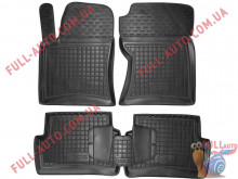Коврики в салон резиновые Ford Focus 98-04 (Avto Gumm)