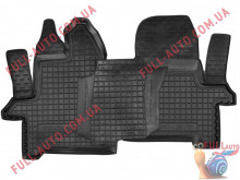 Коврики в салон резиновые Ford Transit 2014- (Avto Gumm)