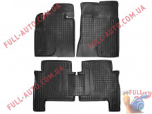 Коврики в салон резиновые Hyundai Santa Fe 06-09 (Avto Gumm)