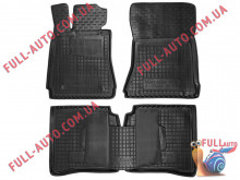 Коврики в салон резиновые Mercedes W-221 4matic 2005-2013 (Avto Gumm)