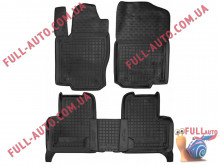 Коврики в салон резиновые Mercedes W, X 166 ML, GL-class 2011- (Avto Gumm)