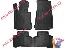 Коврики в салон резиновые Mercedes GLC X253 2015- (Avto Gumm)