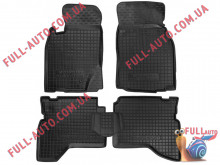 Коврики в салон резиновые Mitsubishi Pajero Sport 2008-2015 (Avto Gumm)