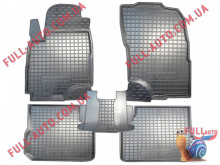 Коврики в салон резиновые Mitsubishi Outlander АКП 2003- (Avto Gumm)