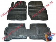 Коврики в салон резиновые Nissan Almera 2006- (Avto Gumm)