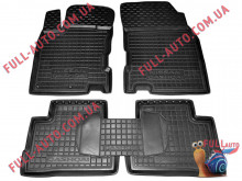 Коврики в салон резиновые Nissan Qashqai 2014- (Avto Gumm)