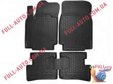 Коврики в салон резиновые Nissan Micra 2003-2010 (Avto Gumm)