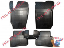 Коврики в салон резиновые Skoda Fabia II 2007- (Avto Gumm)