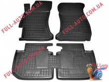 Коврики в салон резиновые Subaru XV 2011-2017 (Avto Gumm)