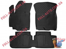 Коврики в салон резиновые Suzuki SX4 2006-2014 (Avto Gumm)