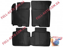 Коврики в салон резиновые Suzuki SX-4 2014+ (Avto Gumm)