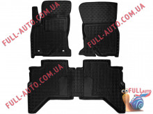 Коврики в салон резиновые Toyota Hilux 2015- (Avto Gumm)