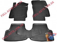 Коврики в салон резиновые Volkswagen Golf-7 2012- (Avto Gumm)