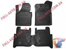 Коврики в салон резиновые Volkswagen Touran 2003-2015 (Avto Gumm)