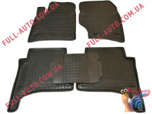 Коврики в салон резиновые Volkswagen Touareg 2002-2010 (Avto Gumm)