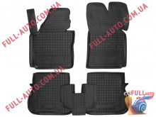 Коврики в салон резиновые Volkswagen Caddy 2004-2015 (Avto Gumm)