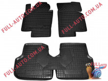 Коврики в салон резиновые Volkswagen Jetta 2010- (Avto Gumm)