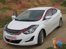 Мухобойка Hyundai Elantra MD 2011-2016 (Vip Tuning)