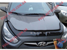 Мухобойка Hyundai Accent 2010-2015 (Vip Tuning)