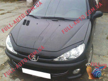Мухобойка Peugeot 206 1998-2009 (Vip Tuning)