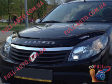 Мухобойка Renault Sandero 2008-2013 (Vip Tuning)