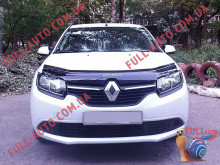 Мухобойка Renault Logan 2013- (Vip Tuning)