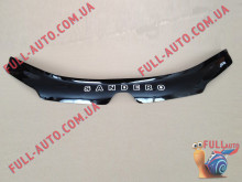 Мухобойка Renault Sandero 2013- (Vip Tuning)