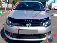 Мухобойка Volkswagen Polo 2009-2017, Polo Sedan 2010- (Vip Tuning)