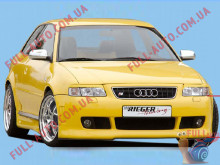 Реснички на фары Audi A3 8L 96-03 (стеклопластик, под покраску)
