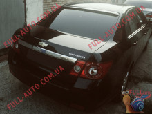 Козырек на стекло Chevrolet Epica Бленда (пластик, под покраску)