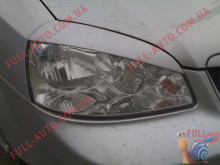 Реснички на фары Узкие Chevrolet Lacetti (стеклопластик, под покраску)