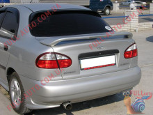 Накладка на задний бампер Уголки Daewoo Lanos