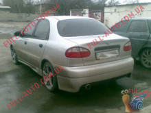 Накладка на задний бампер Infiniti Daewoo Lanos