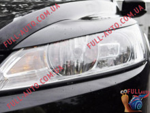 Реснички на фары Ford Focus 08-11 (стеклопластик, под покраску)