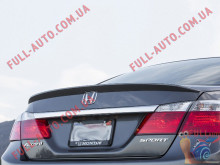 Спойлер Honda Accord 2013- Лип Седан (стеклопластик, под покраску)