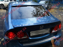 Спойлер Honda Civic 05-12 Mugen style Седан (стеклопластик, под покраску)