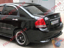 Козырек на стекло Kia Cerato 05-09 Бленда (пластик, под покраску)