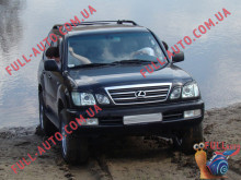 Реснички на фары Lexus LX 470 98-07 (стеклопластик, под покраску)