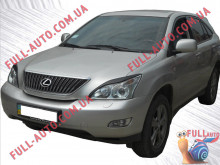 Реснички на фары Lexus RX 03-08 (стеклопластик, под покраску)