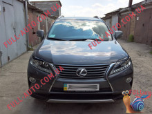 Реснички на фары Lexus RX 09-15 (стеклопластик, под покраску)