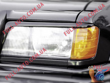 Реснички на фары Mercedes E-Class W124 84-89 (стеклопластик, под покраску)