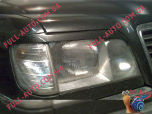 Реснички на фары Mercedes E-Class W124 89-97 (стеклопластик, под покраску)