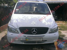 Реснички на фары Mercedes Vito, Viano 03-10 (стеклопластик, под покраску)