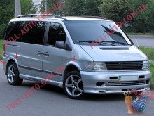Накладки на арки Mercedes Vito W638 1996-2003 4/6 шт. (стеклопластик, под покраску)