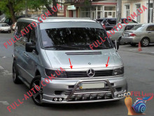 Накладка на решетку радиатора Mercedes Vito 1996-2003 (стеклопластик, под покраску)