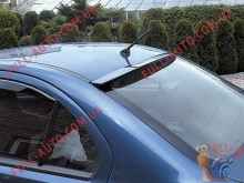 Козырек на стекло Mitsubishi Lancer 10 Бленда (пластик, под покраску)
