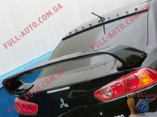 Козырек на стекло Mitsubishi Lancer 10 Бленда Evo (пластик, под покраску)